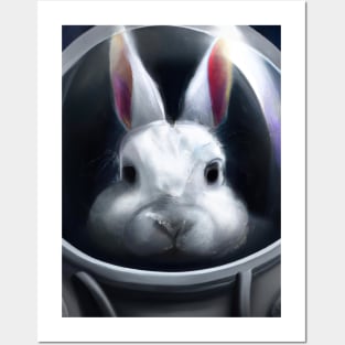 Rabbit in Space Posters and Art